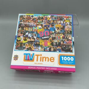 Masterpieces TV Time 90s Shows 1000 Piece Jigsaw Puzzle